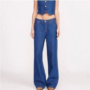 Wrangler x Staud The Loose Wide Leg Jean Long